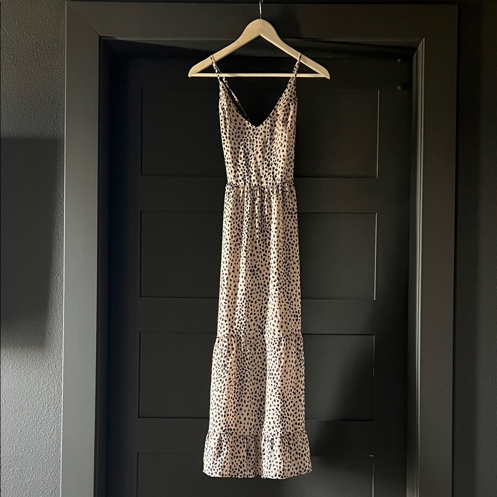 SHEIN Leopard Print Maxi Dress